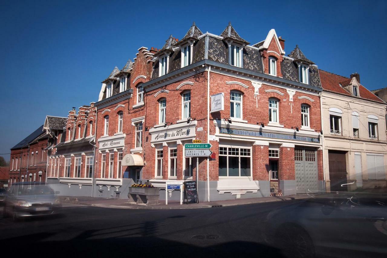 Logis - Hostellerie & Restaurant Du Marche Le Cateau-Cambresis Eksteriør bilde
